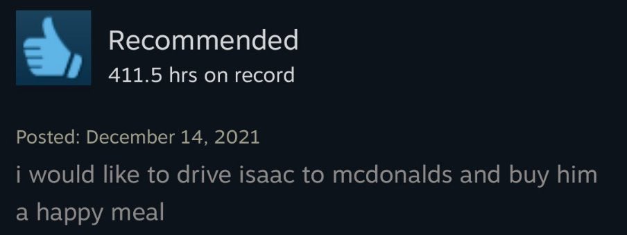 OddSteamReviews's tweet image. The Binding of Isaac: Rebirth