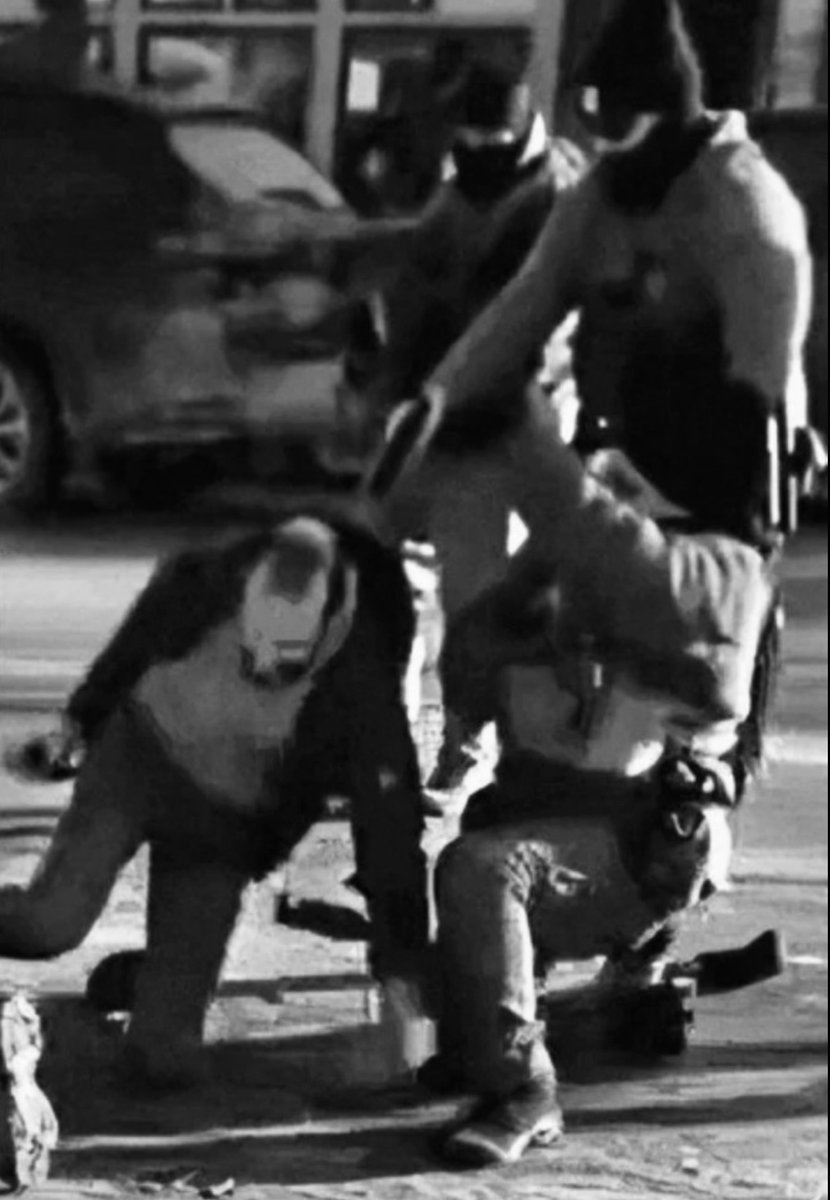 The United States, 2026, unarmed civilian murdered in broad daylight in front of dozens of people by Trump regime forces. #3E #GoodvsEvil