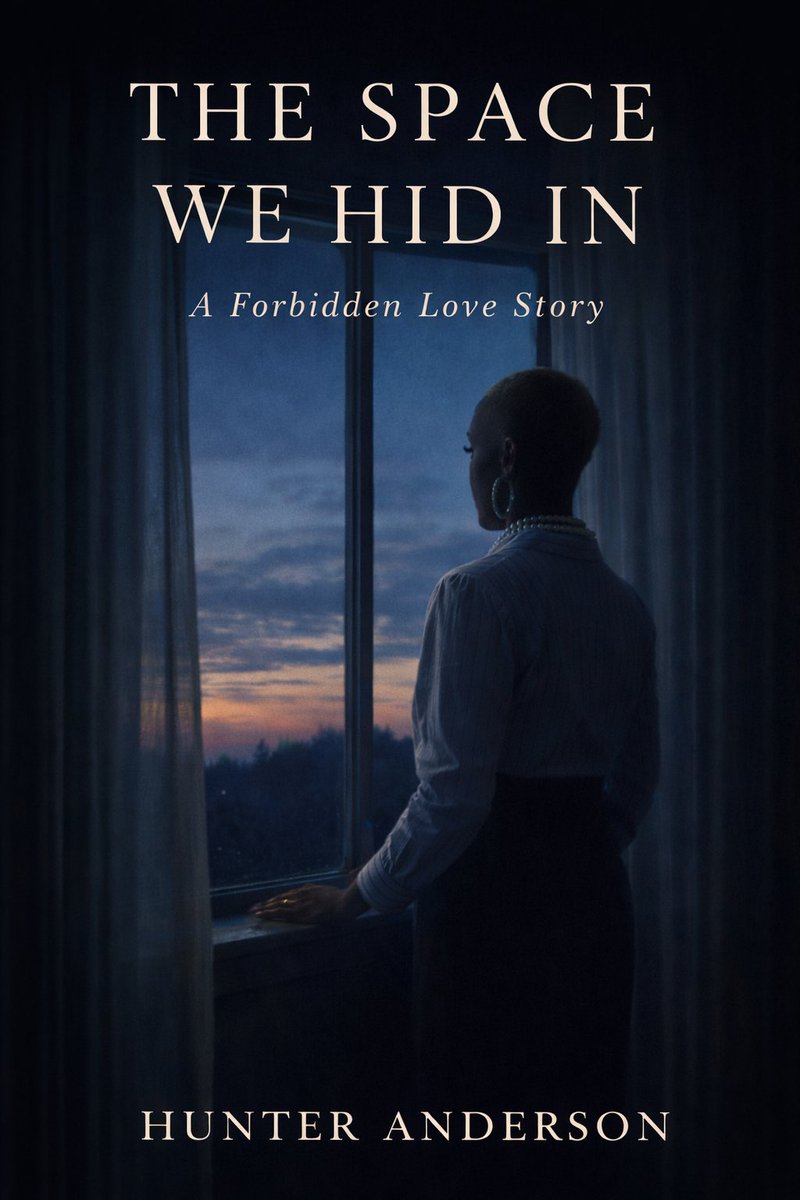 4LaDeeMack's tweet photo. “I wrote a fictional book that will be a series. I hope to pitch it as a movie one day. 
It’s called The Space We Hid In.
It’s about love, secrecy, and what remains when everything changes.

I wrote under my pen name  Hunter Anderson 

It’s available now.” Amazon https://t.co/87QUZEbPYm