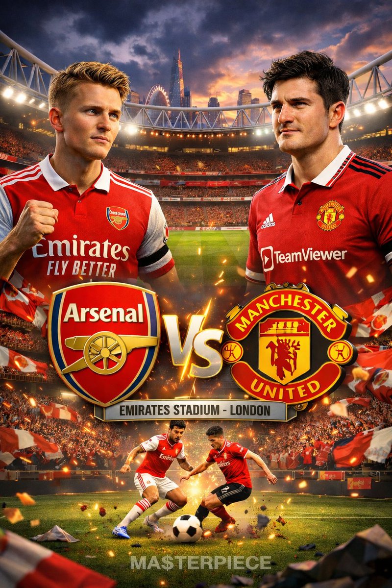 Emirates Stadium,  London. 
Two crests. One iconic night.