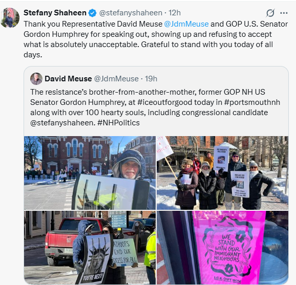 Conservativeind's tweet photo. Good to know #NH01 candidate Shaheen cares more about criminal illegals who rape and murder American women and children than she does those American women and children. #NoMoreShaheens #NHPolitics #Corruptocrat https://t.co/S4czNDlQYF