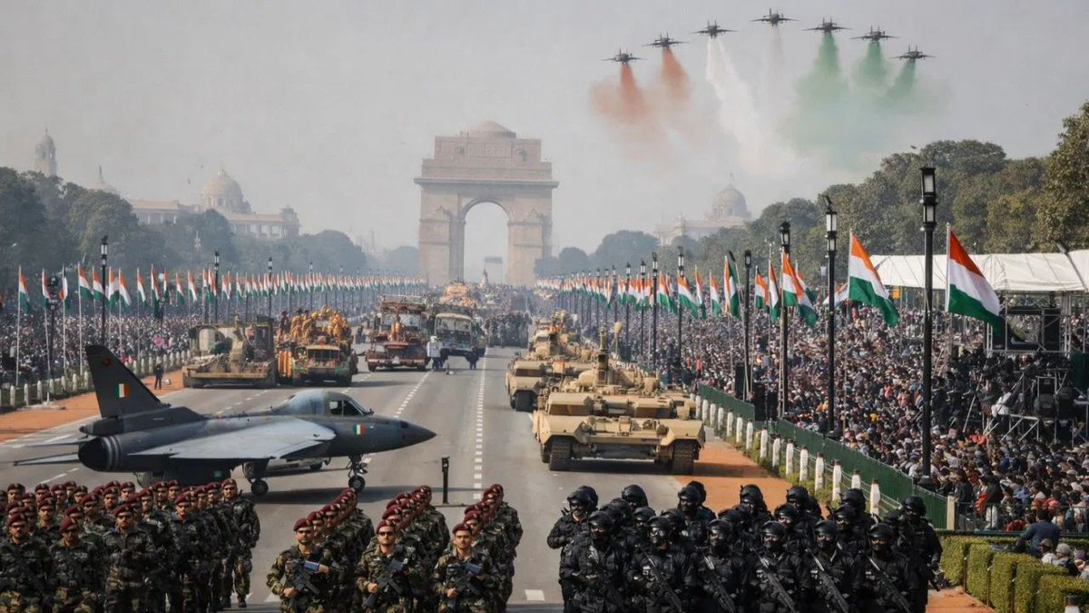 TV9Marathi's tweet image. 77th Republic Day : प्रजासत्ताक दिनासाठी राजधानी सज्ज, असे असेल कर्तव्य पथावरील कार्यक्रमाचे वेळापत्रक 
tv9marathi.com/national/repub…
#republicday #delhi #parade