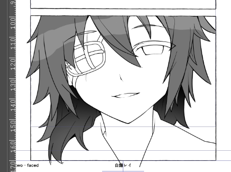 漫画が分からなすぎて木曾さんの髪の処理の方向性が決まらない
暗すぎてもなんか違うからベタ処理からグレーに落としたけど…… 