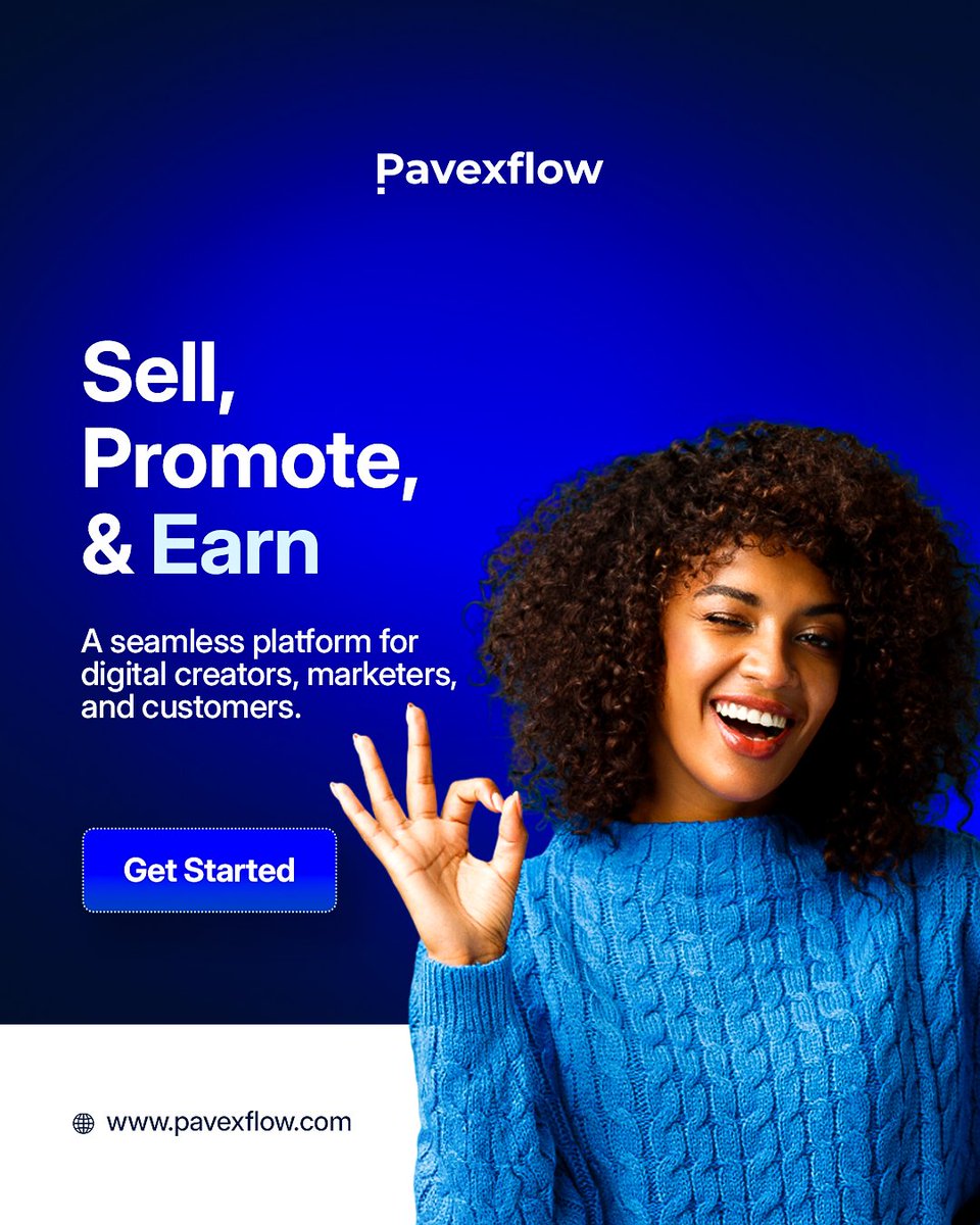Pavexflow is your new home for digital products. 💙

Join a seamless ecosystem built for Digital Creators, Marketers, and Customers.

​The flow starts here. 

Get started at: pavexflow.com