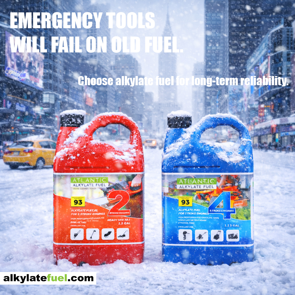 alkylatefuel's tweet photo. EMERGENCY TOOLS WILL FAIL ON OLD FUEL.
Choose alkylate fuel for long-term reliability.
Ethanol-free. Clean. Stable for up to 5 years.
#AlkylateFuel #EmergencyPrep #WinterReady #CleanFuel https://t.co/JK1rVAJI9j