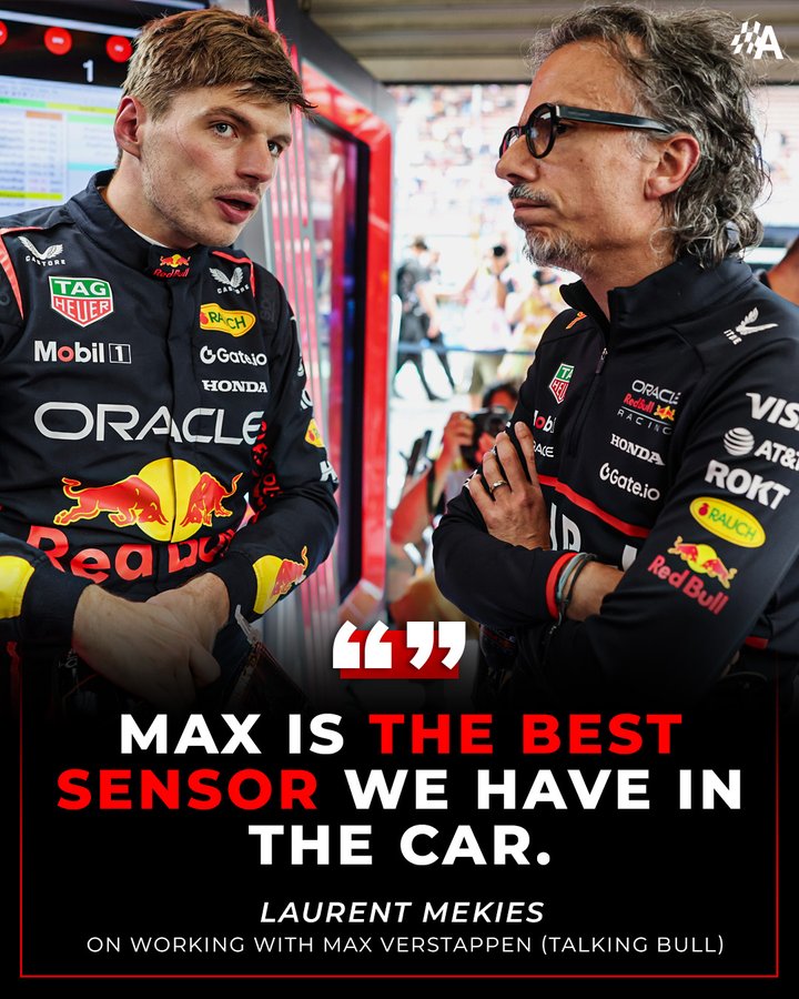MV33Racing's tweet image. Laurent Mekies on why Max Verstappen could be the deciding factor in 2026: "I think we have a triple advantage with Max."

1) His level of commitment:
“First of all because of his level of involvement.”

2) His feel for the car and mental capacity:
 “Secondly, because of his feel…