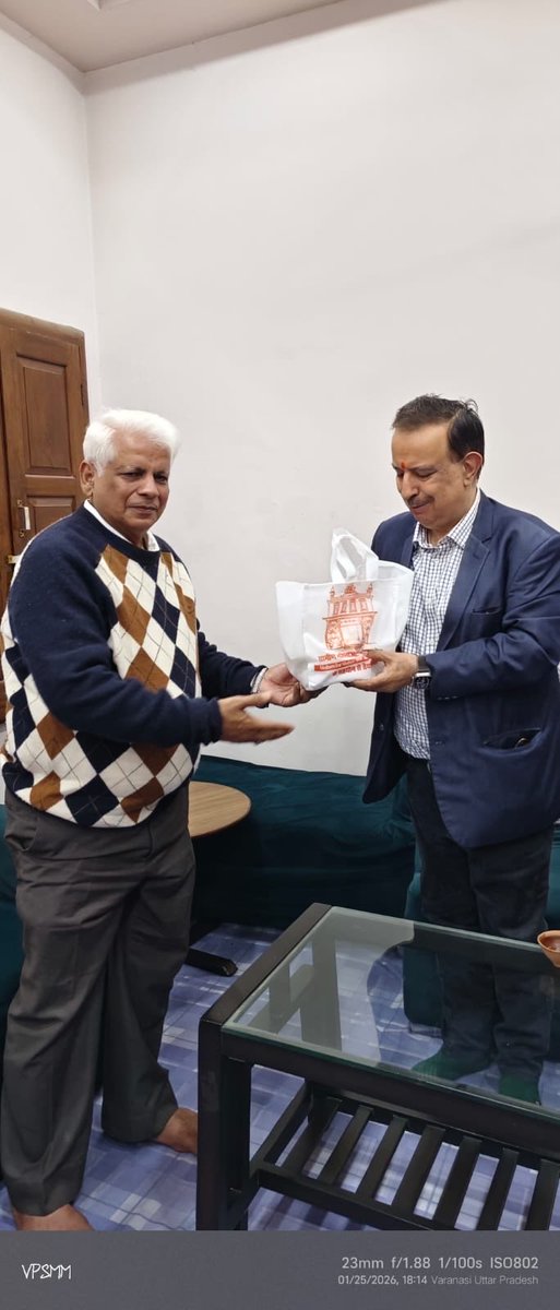 Vishwambhar N Mishra Varanasi tweet media