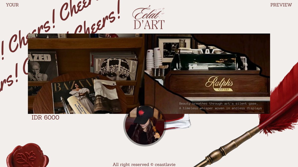 ceastlavie's tweet image. Help retweet/repost, tysm ✨🔥

Hi dear! I made this for you — Giselle. Go grab this 5 stunning ready stock layout through DM now! It's free re-text/remove text ♡
#zonauang #zonajajan