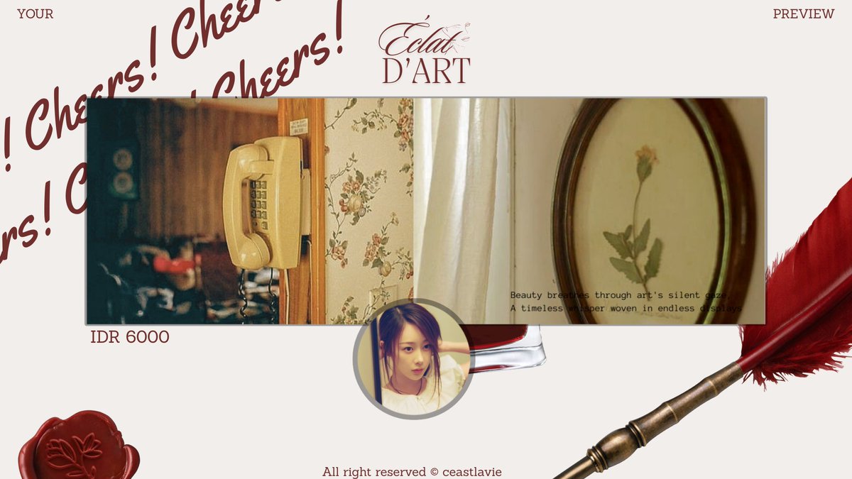 ceastlavie's tweet image. Help retweet/repost, tysm ✨🔥

Hi dear! I made this for you — Giselle. Go grab this 5 stunning ready stock layout through DM now! It's free re-text/remove text ♡
#zonauang #zonajajan