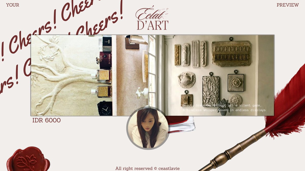 ceastlavie's tweet image. Help retweet/repost, tysm ✨🔥

Hi dear! I made this for you — Giselle. Go grab this 5 stunning ready stock layout through DM now! It's free re-text/remove text ♡
#zonauang #zonajajan