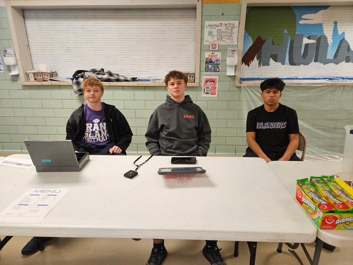 GISH East is going strong with the help of our football guys. Thanks for pitching in!