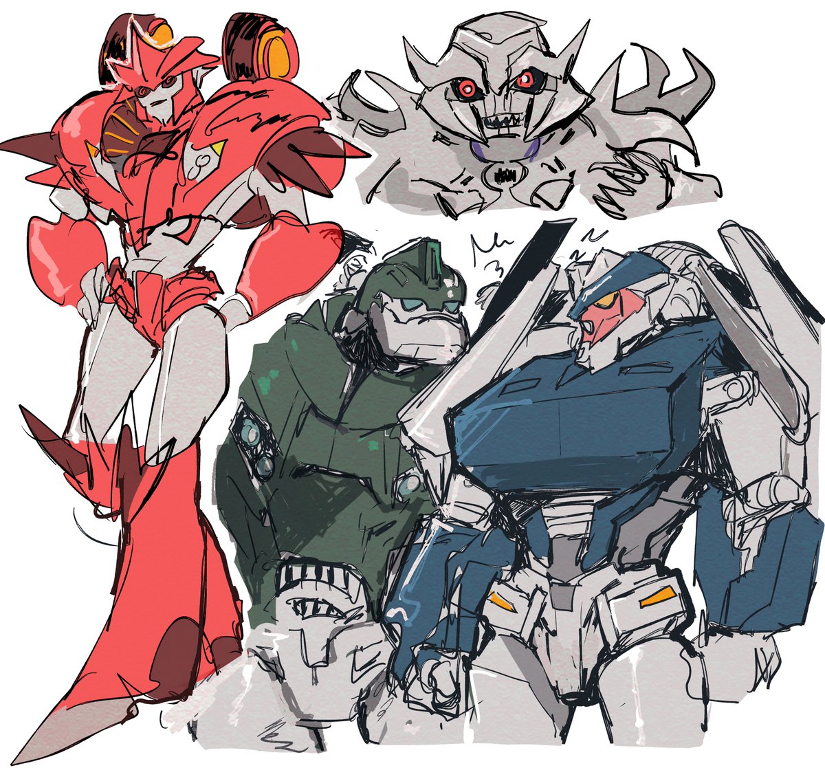 tatamintatamin's tweet image. 頑張って描きました