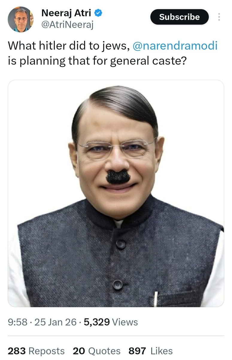 जितना रोना है रो लो पोंगा पंडित, चाहे जितना जोर लगा लो UGC तो लागू हो कर ही रहेगा। 

UGC तो अभी झांकी है,
प्राइवेट सेक्टर में आरक्षण अभी बाकी है।

ब्राह्मणवाद की छाती पर,
बिरसा, फुले, अंबेडकर।

जय भीम!जय भारत।

#We_support_UGC_Act 
#We_Support_UGC_Rule #UGC