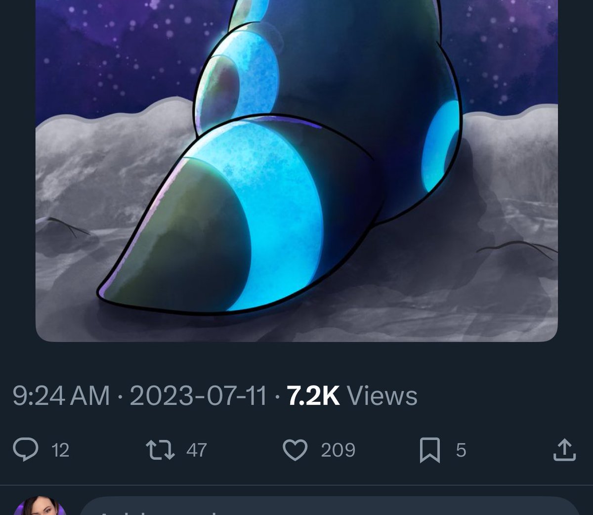 videogameshay's tweet image. Test concluded - this platform is shit for artists and no it’s not your art. This Umbreon piece in 2023 got hundreds of likes and thousands of impressions when I had half the account size AND wasn’t verified 

Today? I have twice the following, pay for verified and after 24 hours…