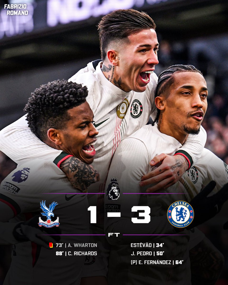Crucial away win for Chelsea! 💙🇧🇷🇦🇷

Who’s been your Man of the Match?