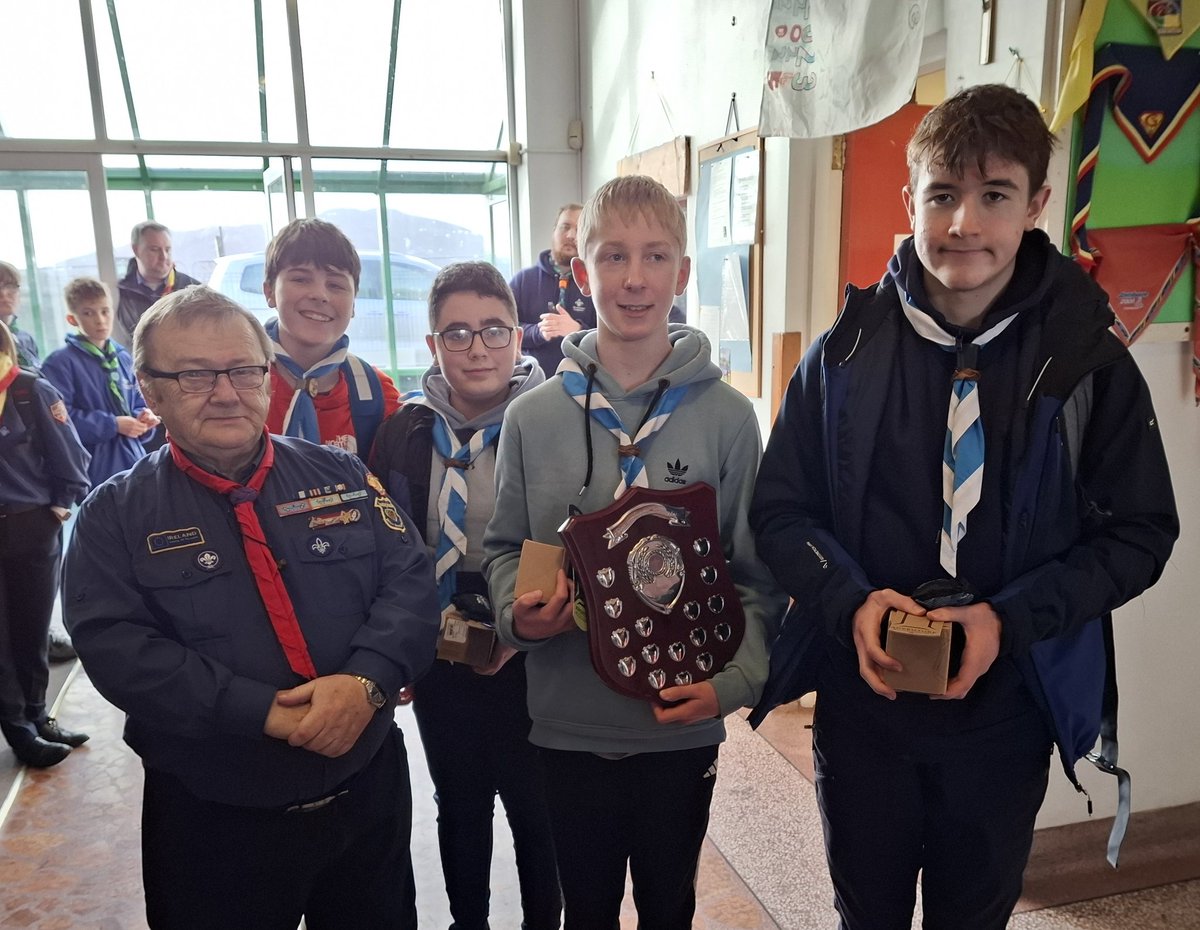newryscouts's tweet photo. Congratulations to our #Scouts who won the #BrianBorΓΊ County Challenge Shield and well done to the 11 other teams who competed π‘βοΈ #skillsforlife #greatoutdoors #GreatIndoors #scoutsdostuff #Adventure #Craic #ScoutingIreland #Scouting βοΈ https://t.co/cifdmjFvQw