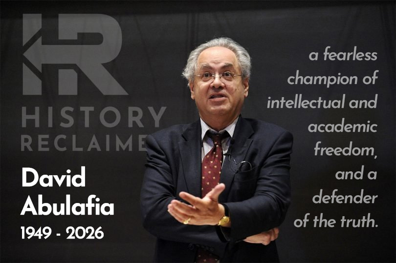 History_Reclaim's tweet image. We are sad to announce the sudden death of our friend and colleague David Abulafia, who passed away suddenly on Saturday. 
It is a great shock to us all. David, Emeritus Professor of Mediterranean History and a longstanding Fellow of Gonville and Caius College, Cambridge, was a…