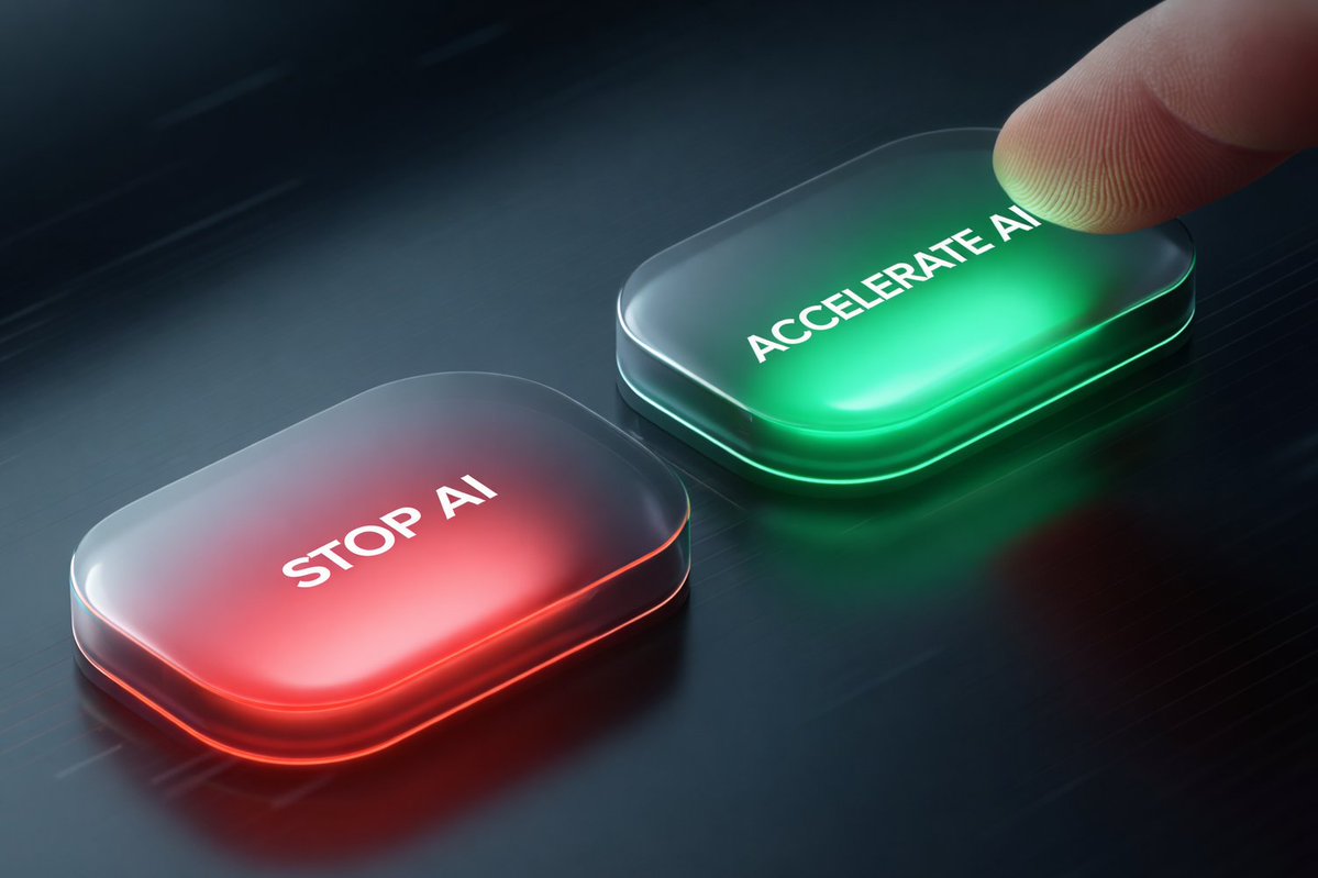 FilyDev's tweet image. Dear developers, vibe coders, AI users 👀

A slightly strange question at first glance, but I’m curious:
If you had the ability to stop AI’s evolution today, freezing it at its current level forever, would you do it?
Or would you let it keep moving forward at full speed?
🤔…