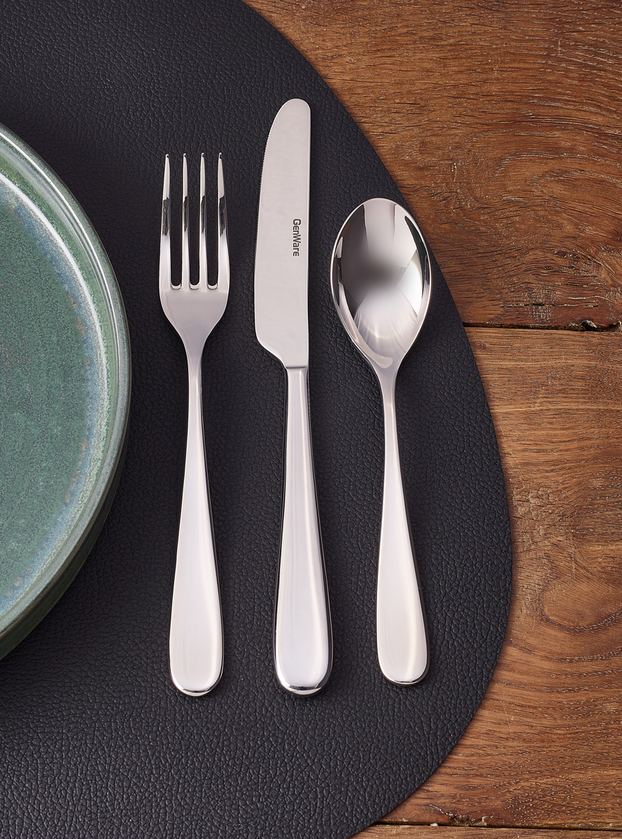 Genware1's tweet image. Elevate your dining experience with the Novara 18/10 Cutlery Collection—crafted from premium 18/10 stainless steel for lasting durability and timeless elegance.
 
 Explore: obi41.nl/6y8xkb2b
 
 #tablepresentation #tableware #stainlesssteel #cutlery