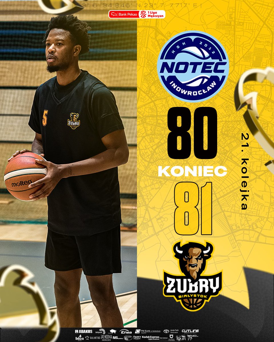 Game-winner Mylesa Douglasa! 🔥

Wygrywamy na wyjeździe z <a href="/ksk_notec/">KSK Qemetica Noteć Inowrocław</a>! 🦬

🏀 Statystyki 👉  tinyurl.com/mdrf6m9k
________________
Partner tytularny: <a href="/WBialystok/">Miasto Białystok</a>

Partnerem tytularnym Żubrów Białystok jest 
<a href="/wojpodlaskie/">Województwo Podlaskie</a> 

#1lkosz #1lmkosz