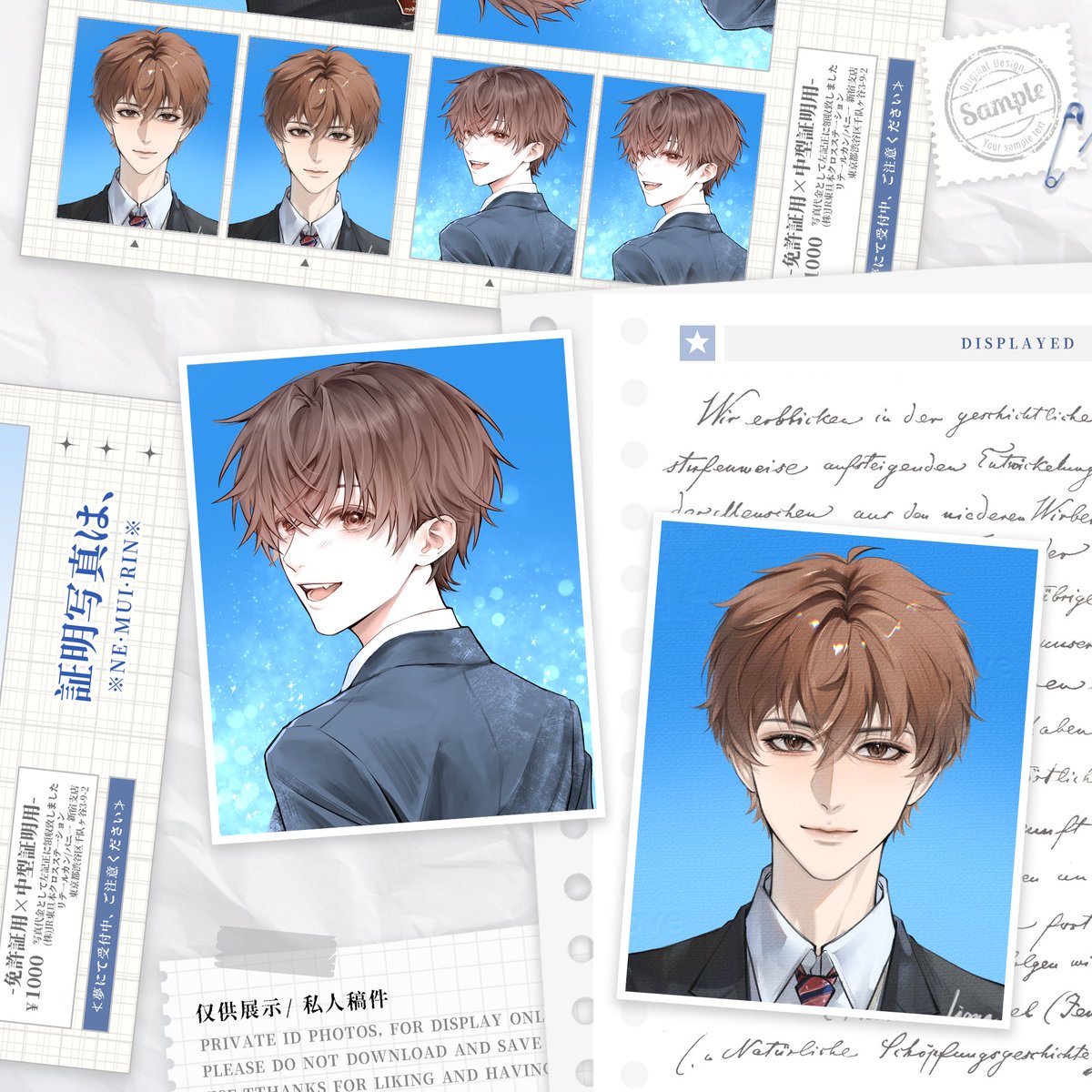 Jiang648733's tweet photo. =稿件展示
例图均为OC 可以当成是展示画风ww https://t.co/WgptFW31I8