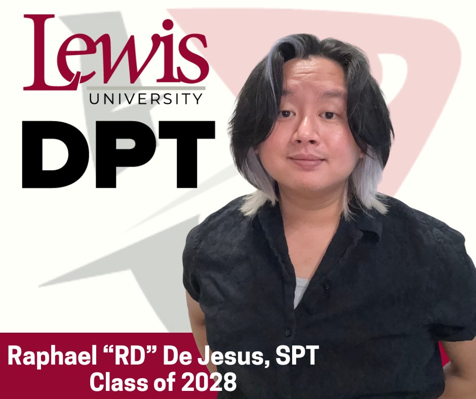 LewisDPTFlyers's tweet image. Raphael “RD” De Jesus, SPT, Class of 2028, rediscovered his dream of becoming a PT after returning to the medical field and seeing patients improve week by week. Outside class, he enjoys music creation, language learning, &amp;amp; thrift shopping. #LewisDPT #FuturePT #WelcomeToLewis