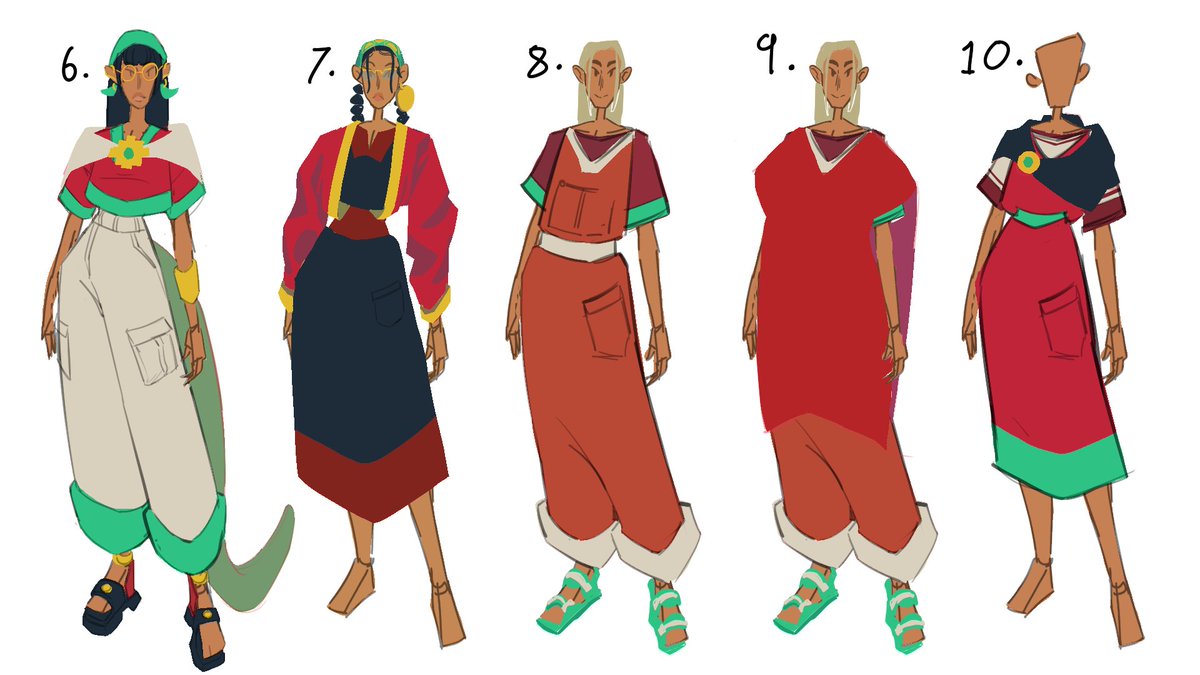 more year of the snake character designs