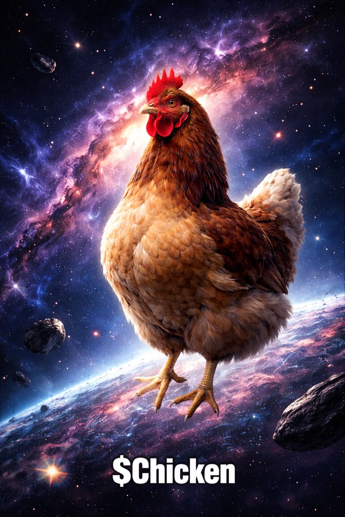 Why I think $Chicken will go parabolic:

1. First of all the community. People are very Active, Like Unreal. Memes, music videos everything here gets produced.

2. Dev <a href="/kaish3n/">Kai</a> is a chad. Really pushing with buybacks and interacting with community. Also followed by Alon.

3. 1.3m