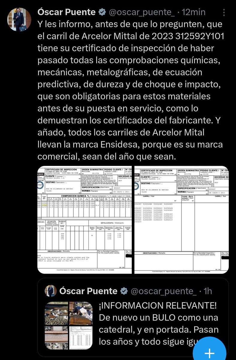 Es falso, Arcelormittal no tiene como nombre comercial a Ensidesa. Ensidesa pasó a llamarse Aceralia, en el 1997, luego Arcelor, en el 2002, y finalmente se fusionó con Mittal Steel, en el 2006. Dimite Puente, dimite.
