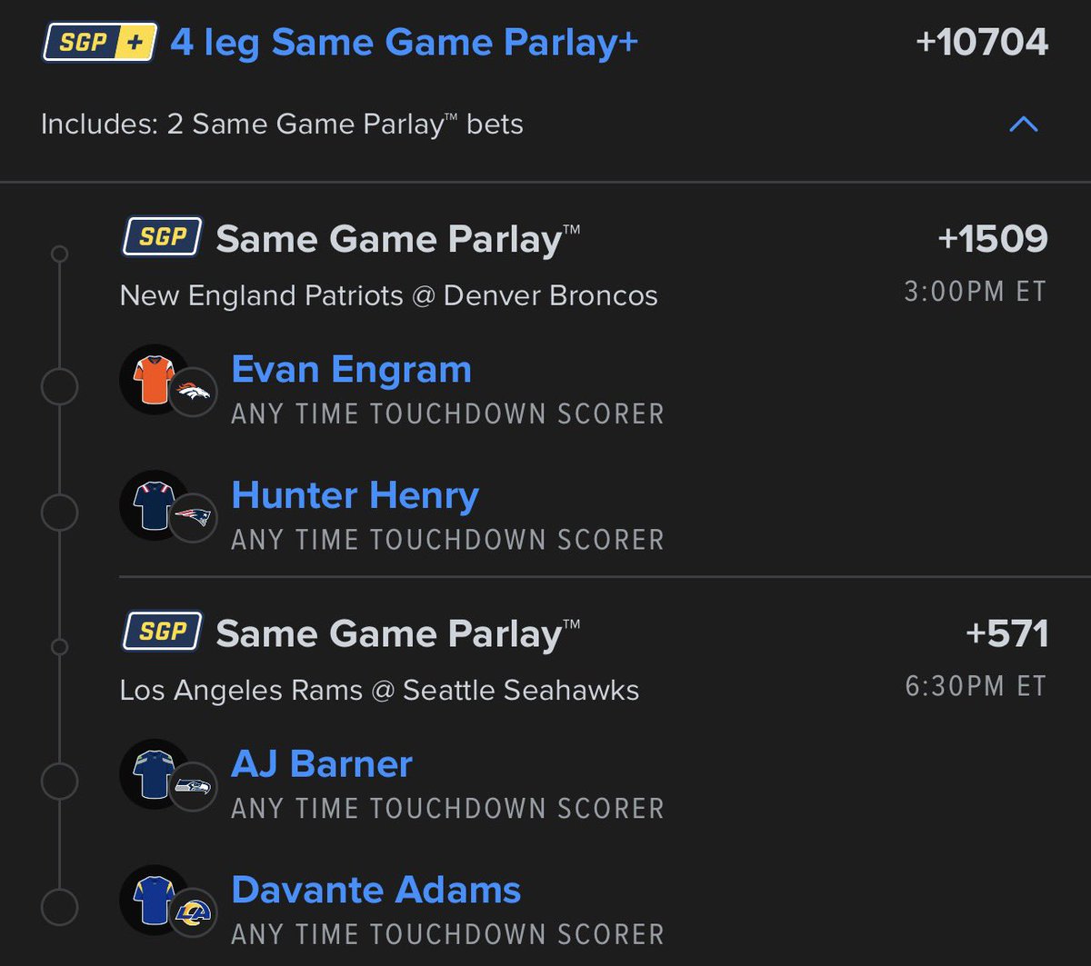 _PropDoctor's tweet image. #NFLPlayoffs Anytime Touchdown‼️

Also playing broncos game separate

• Evan Ingram

• Hunter Henry

• Aj Barner

• Davante Adams

#GamblingX #NFL #NFLbet