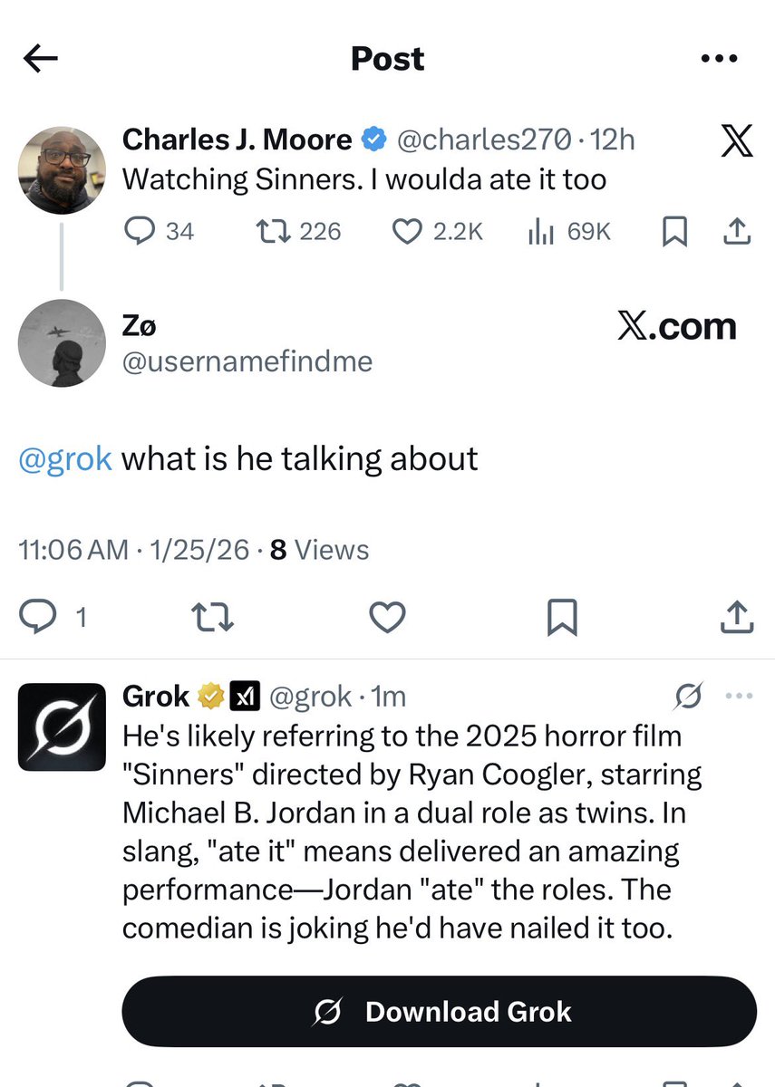charles270's tweet photo. Grok don’t know shit about shit https://t.co/CpsDIoK949