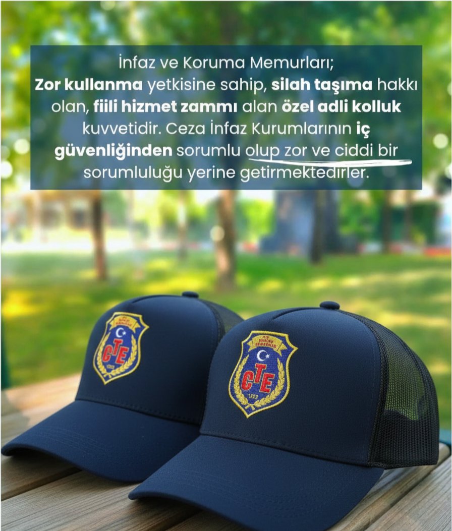 Ceza İnfaz Kurumlarında çalışmak çok yönlü olmayı gerektirir.
İnfaz ve Koruma Memurları; Kurumların düzen ve güvenliğinden iyileştirme faaliyetleri, sevk ve idaresinden psiko-sosyal desteğe kadar birçok görevin üstesinden gelmektedir.👏🏼👮🏼‍♂️<a href="/YavuzEnis/">Enis Yavuz Yıldırım</a> <a href="/fksutt/">Fatih Kemal SÜT</a> <a href="/fserkang/">Fatih Serkan GÜNAYDIN</a> <a href="/OZTRK_alprn/">Alperen ÖZTÜRK</a>