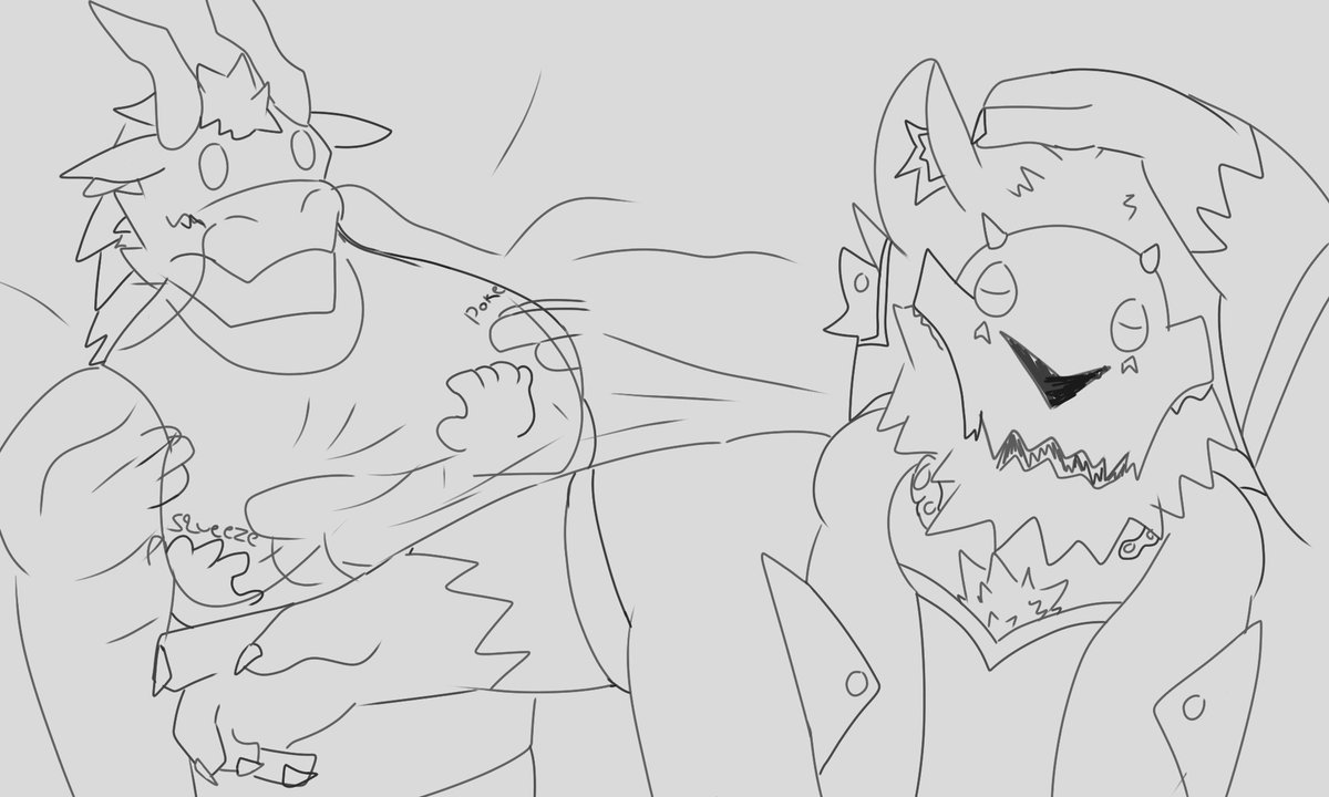 Very quick doodle I wanted to do of that art trend