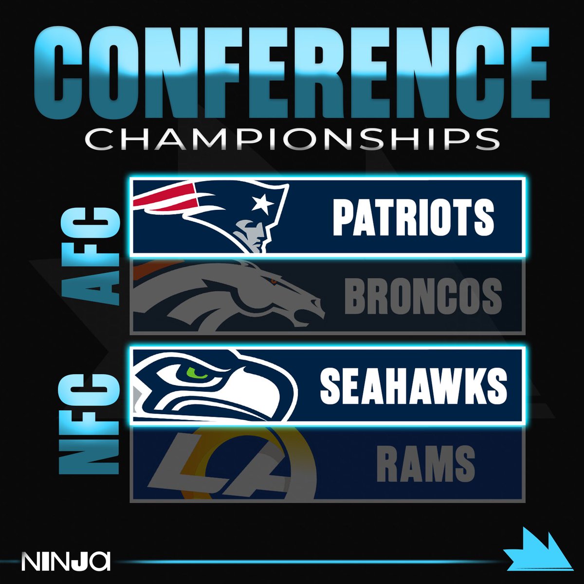 Ninja's tweet image. Here are my picks for today!