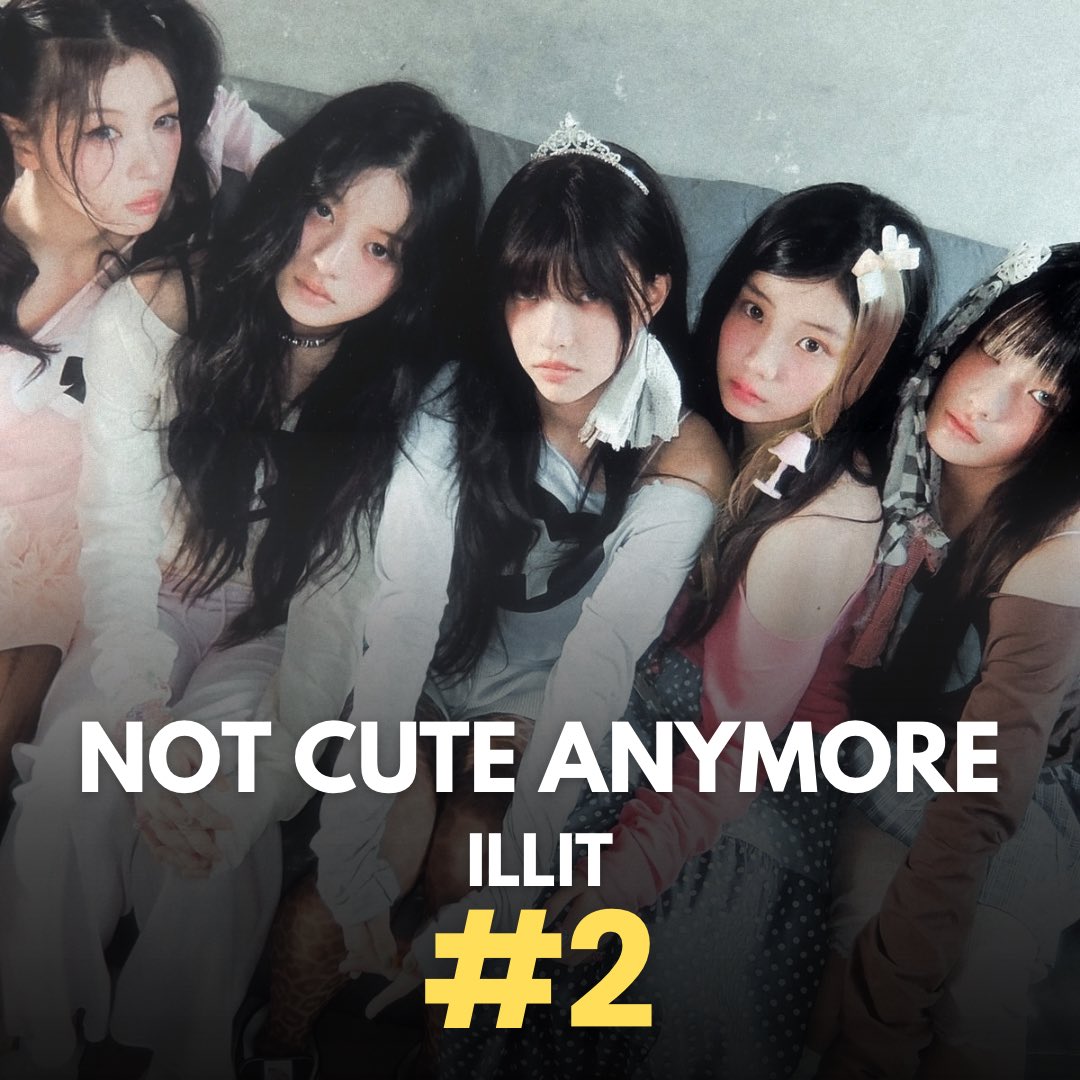 chaesmarts's tweet image. le sserafim and illit currently hold the top 2 spots on the melon hot 100