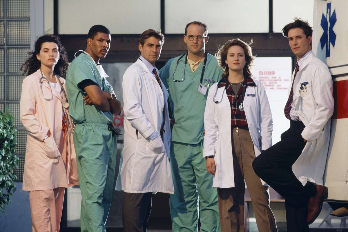 On our latest episode, we entered our TV era and talked about season 1 of medical drama ER. Featuring some thoughts from ER superfans <a href="/itsmearabrady/">Nora Epinephron</a> and Caitlyn Johnson about what makes the show so special. open.spotify.com/episode/63894Q…