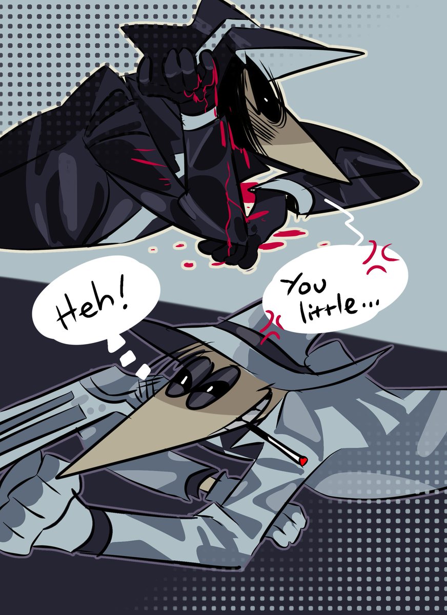 First encounter 
#SpyvsSpy