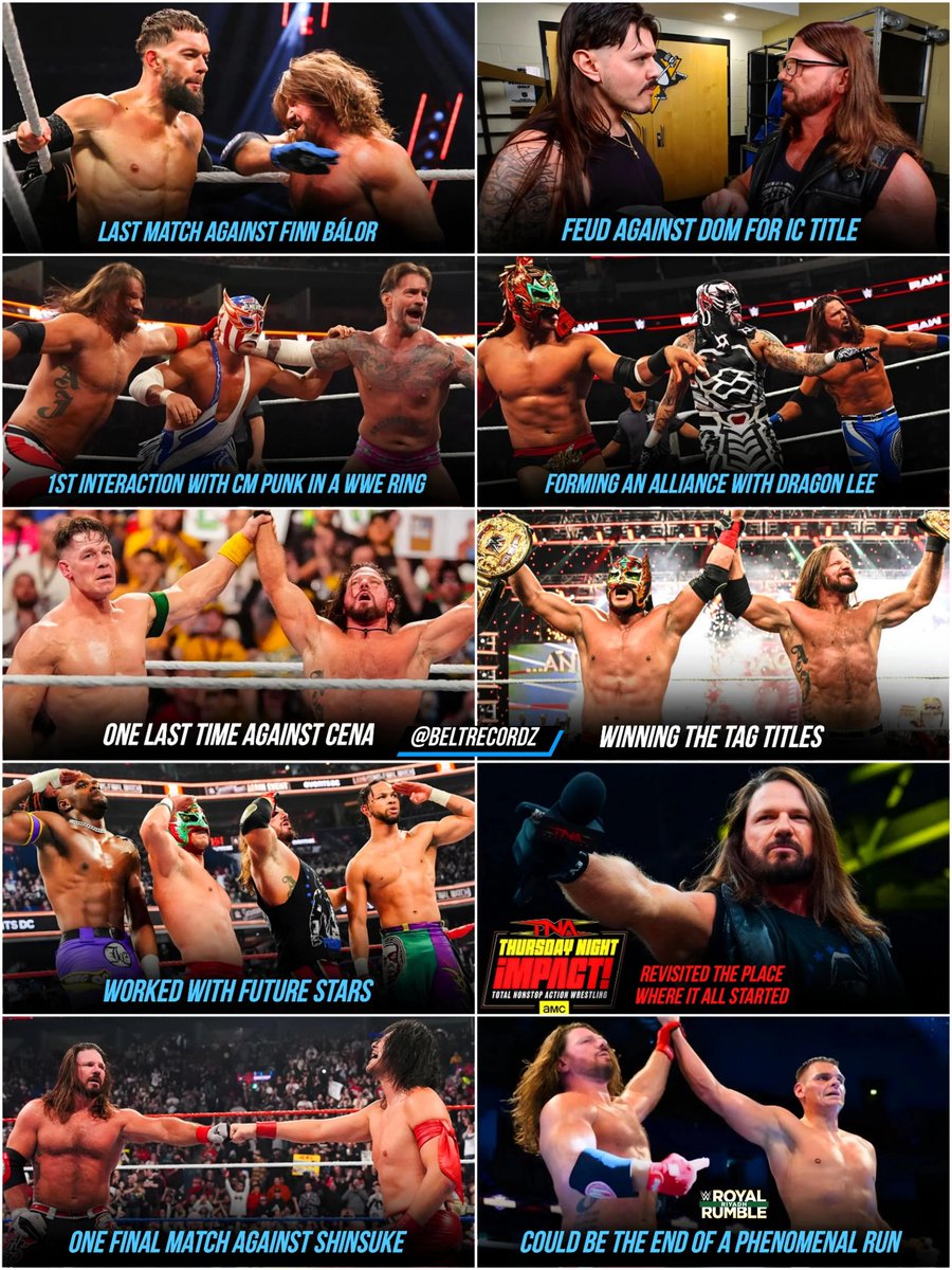 AJ Styles Retirement Tour 😢