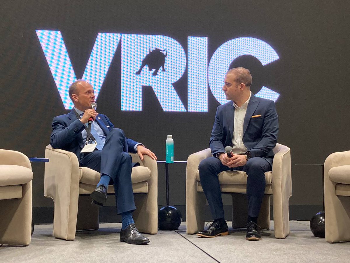 jessebday's tweet photo. Great fireside chat with @RonStoeferle on #gold and #silver at the #VRIC2026. Next up is my presentation 'The Collapse of Canada and How To Get Out' at 11:20am in Workshop 5 🎤 https://t.co/0nozxVLcHy