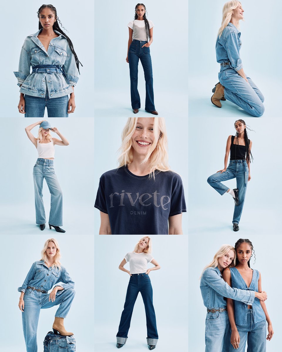 LOFT's tweet image. PSA: Our denim event is on.🚨 Now’s your chance to try our new brand, Rivete Denim, at a *very* special price. Great denim, great value. 

  Psst…show us how you live it in Rivete for a chance to be featured on our Instagram! spr.ly/6019C7ADW