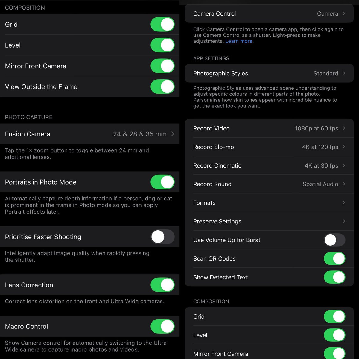 iamrollandex's tweet image. Best iPhone camera settings for achieving stunning image quality. Always support with good lighting 

save &amp;amp; retweet it.❤️