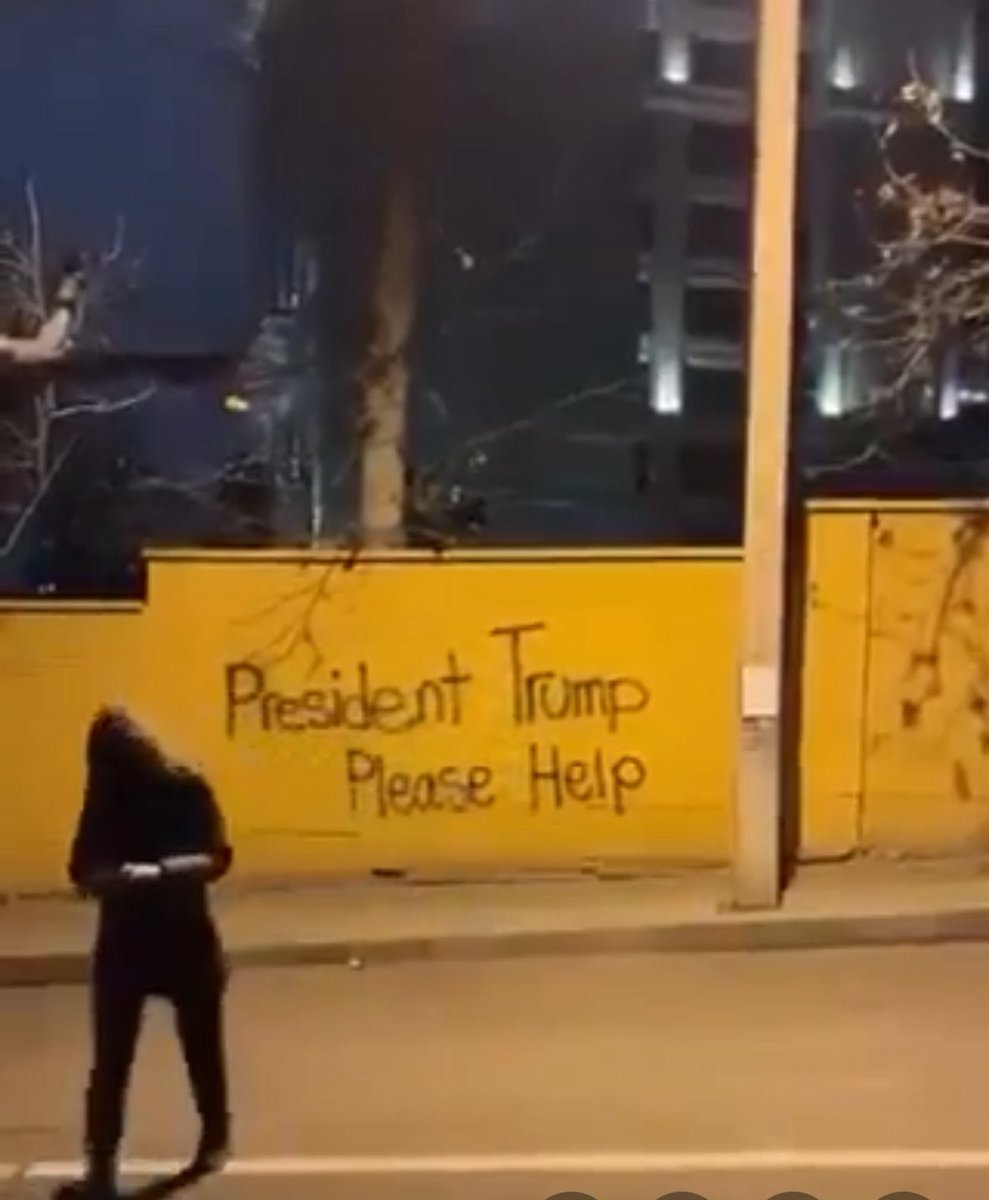 It turns out that <a href="/mehdirhasan/">Mehdi Hasan</a> posted a fake photo.

The original photo depicts an Iranian pleading with President Trump for assistance. 

“President Trump, please help.”

Mehdi, you’re mocking the agony and unspeakable sufferings of defenseless Iranians. This makes you nothing