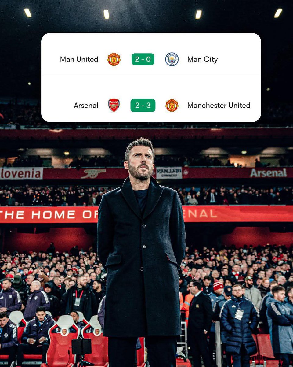 techmaina's tweet image. Arsenal record their first home defeat this season.  Michael Carrick on the wheel. # #ARSMUN