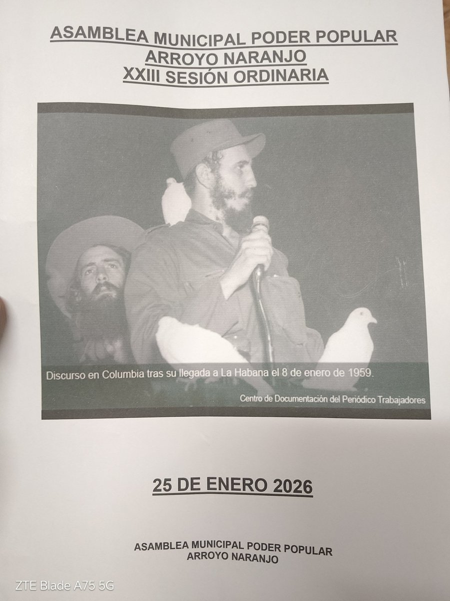 Los delegados de la Asamblea del Poder Popular en Arroyo Naranjo, discuten hoy el enfrentamiento al delito y las indisciplinas sociales en el territorio. #PoderPopular #CubaEstáFirme