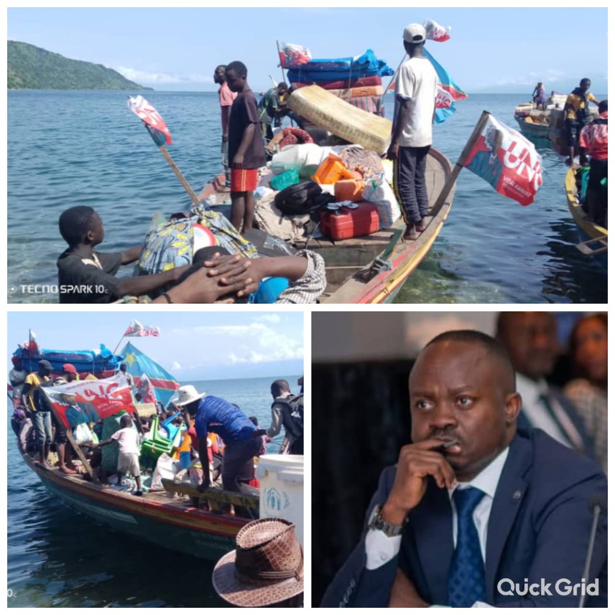 Je tiens à adresser mes félicitations à l’Honorable BASOSHI IUBWE Théophile, pour son engagement patriotique, courageux et profondément humanitaire en faveur des personnes déplacées internes du territoire de Fizi.