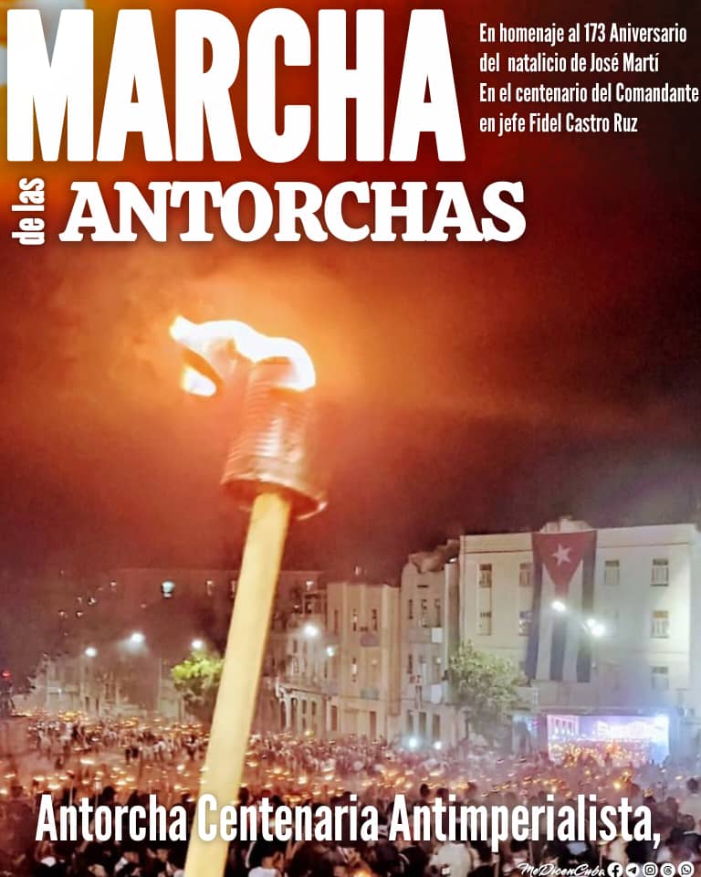 Los trabajadores de #TransporteCuba listos para participar en las actividades por el Aniversario 173 del natalicio de #MartíVive y el 73 de la primera Marcha de las Antorchas, encabezado por #FidelPorSiempre, el próximo 27 de enero. #AntorchaAntimperialista
#100AñosConFidel