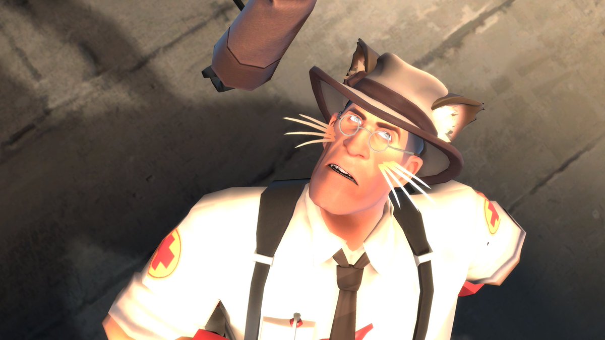 Barry_blum's tweet image. 💉🏹🔪🐾
NEW CHARACTER APPEARS!! 🎉🔥
Katze Medic!!!🐱💉

We're Cat,We're Mercs!
#TF2 
#TeamFortress2 #tf2oc #tf2spy #tf2sniper #tf2medic #Gmod