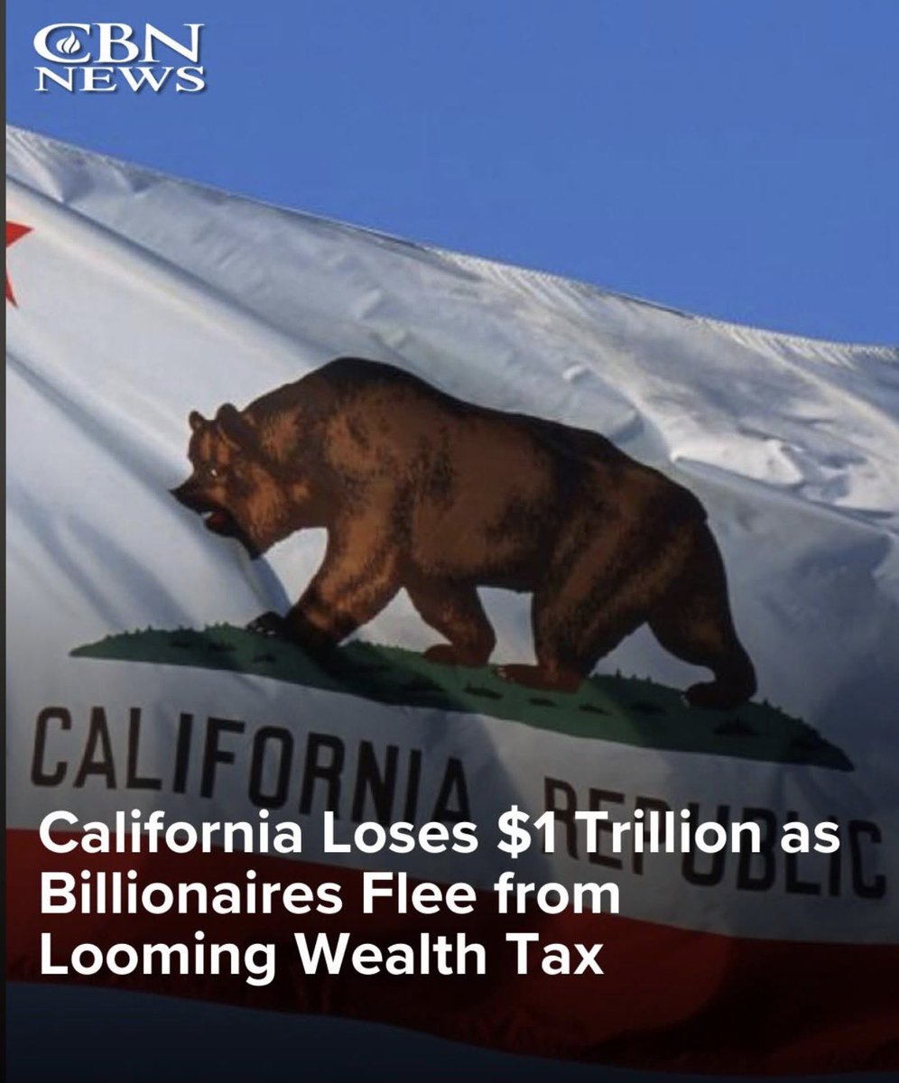 nettermike's tweet image. New signs of an exodus from the Golden State. Last year, the president of In-N-Out Burger made headlines by exiting. Now, California's top 1% of wealthiest people are leaving the state as a looming wealth tax threatens to hit them hard.

"California billionaires were reliable…