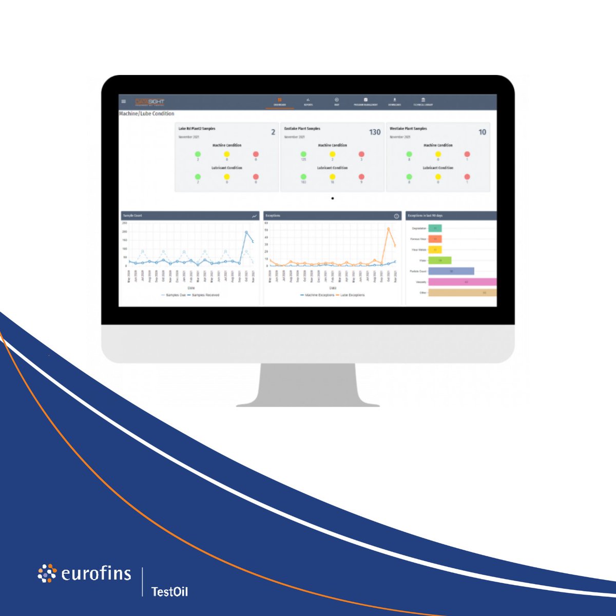 DataSight™ is a secure, web-based #oilanalysis management platform designed to centralize data, improve visibility, and support data-driven maintenance decisions. Learn more: hubs.la/Q03-hmXc0 #machinehealth #predictivemaintenance #reliability #testandmeasurement