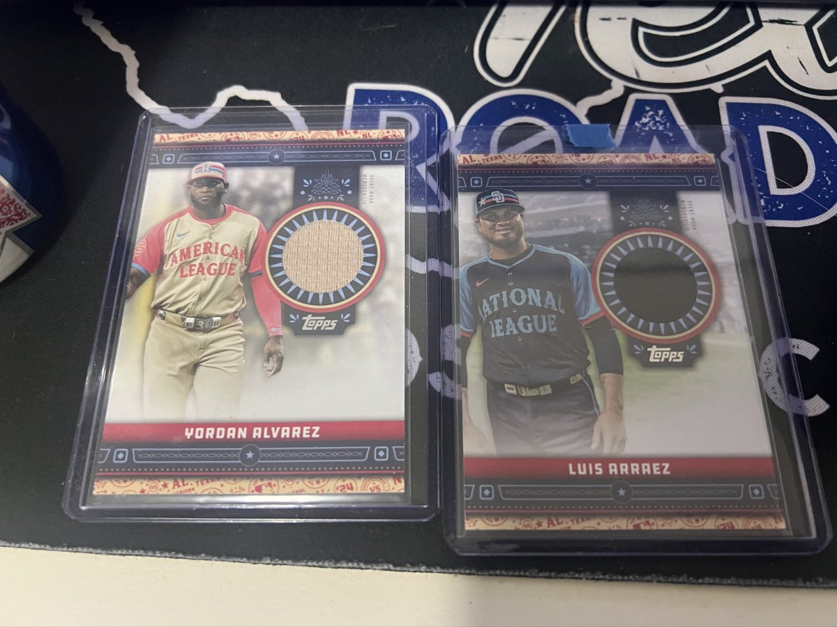 Brando817's tweet photo. @SlabtownCollect @DHCards10 2024 all star game stitches non numbered https://t.co/SpHLxPhkxU